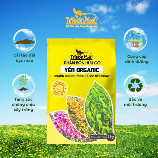 Phân Hữu Cơ Yến Organic - 1kg